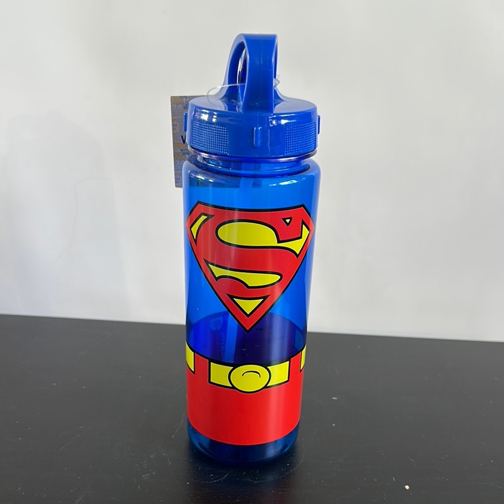 Superman Blue Water Bottle